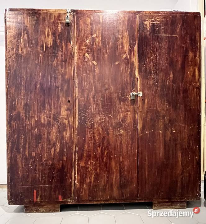 Sprzedam szafę z PRLu 200 brązowy Warszawa sprzedam