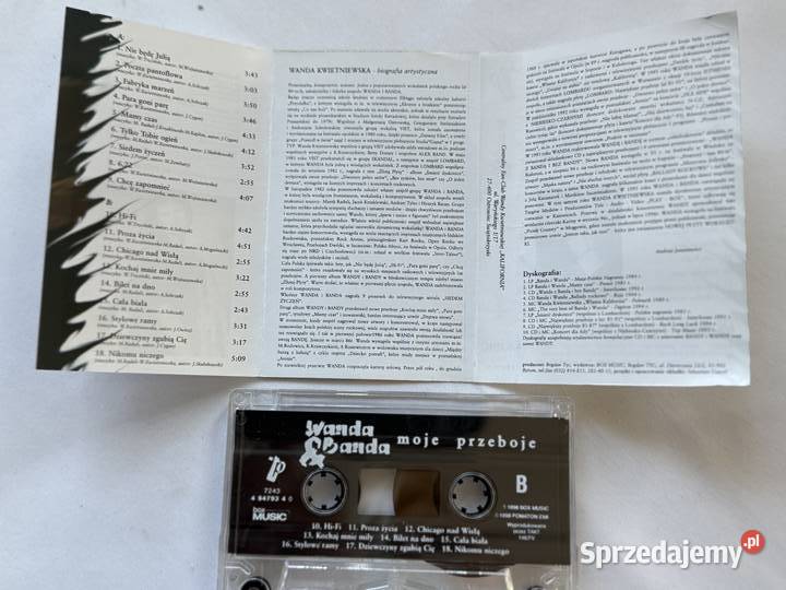 WandaBandaMoje przebojekaseta MC lubelskie Lublin