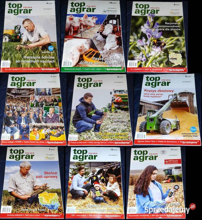 Top Agrar Polska wyd 2023 2024 10 egzemplarzy lubelskie Chełm