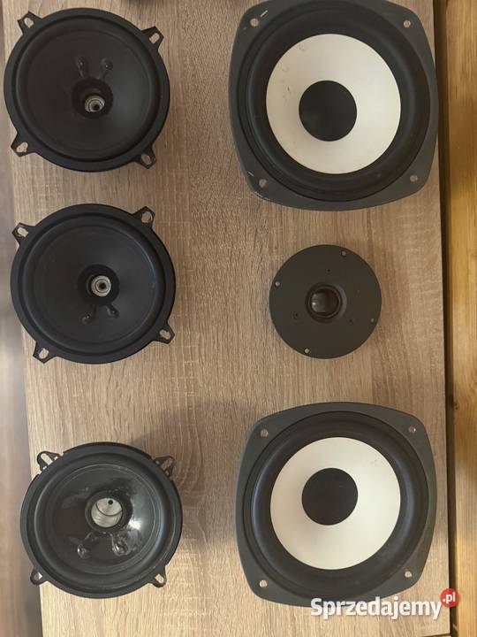 Głośniki różne z demontażu Słuchawki i głośniki