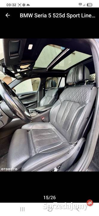 BMW 525d g31 231 2017 uszkodzony silnik Żnin