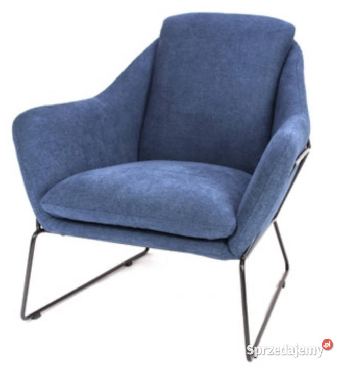 Fotel Kubełkowy Claudie Design Eugero Denim 153 Warszawa