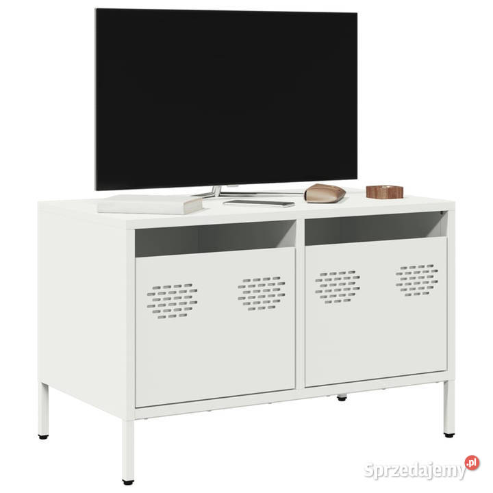 Szafka RTV biała 68x39x435 stal walcowana na
