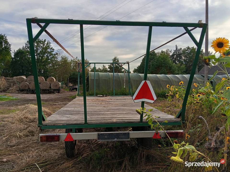 Przyczepa platforma do bel Trzcianka sprzedam