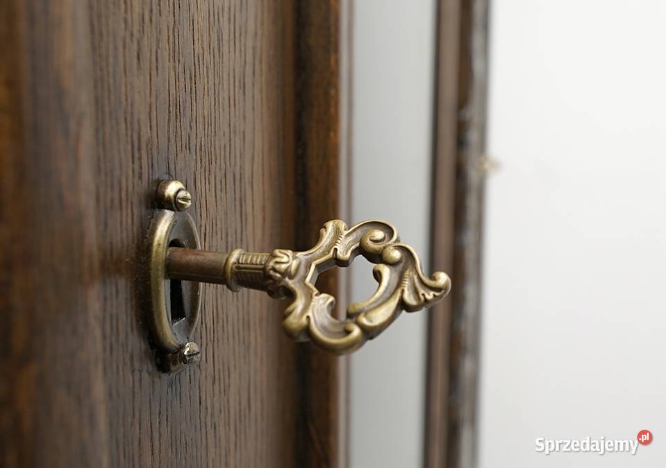 Dębowa biblioteka w stylu secesyjnym lata 30te Meble Jerka