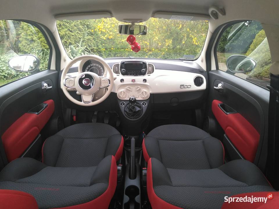 Fiat 500 12 benzyna SALON POLSKA autoalarm Kozłów Biskupi