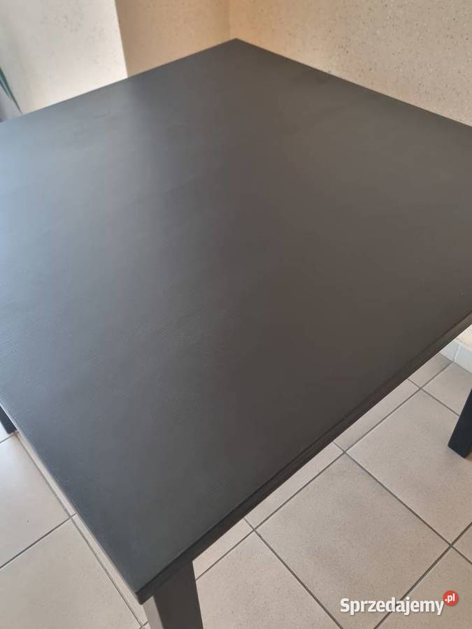 Stół drewniany rozkładany z IKEA 90x90 3 krzesła 90cm małopolskie