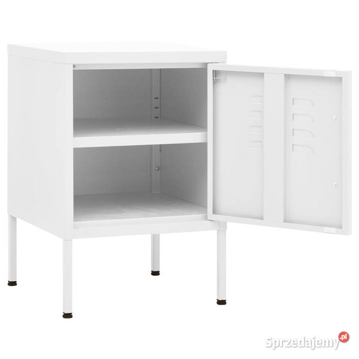 Szafki nocne 2 białe 35x35x51 stalowe WM3095213 mazowieckie Warszawa