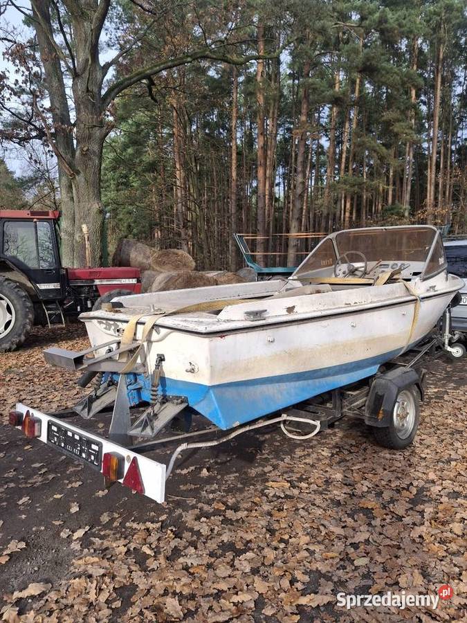 Motorówka z przyczepka łódka Krosno Odrzańskie