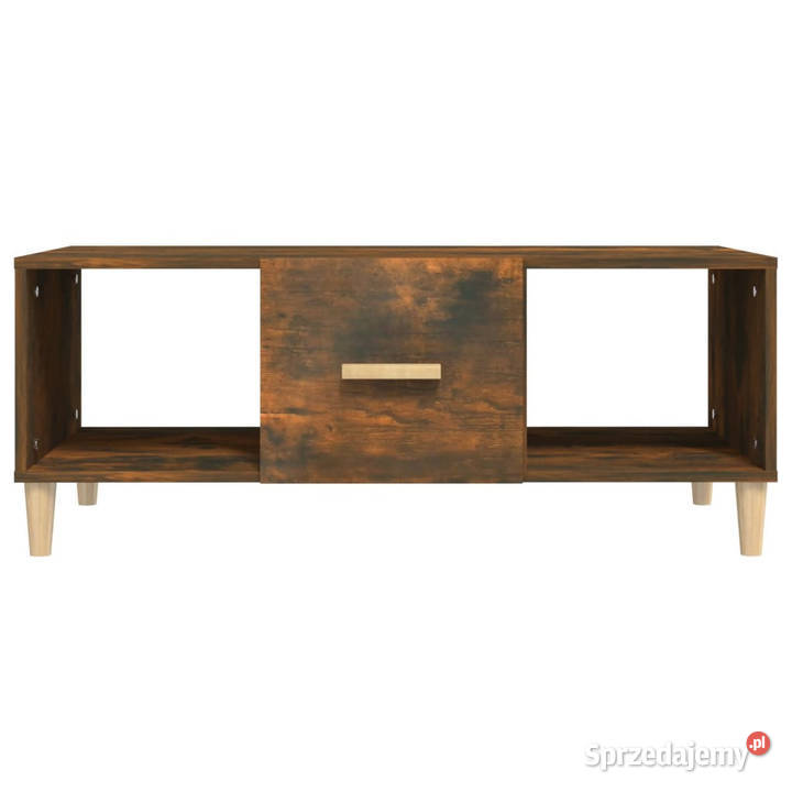 Stolik kawowy przydymiony dąb 102x50x40 WM817525 mazowieckie Warszawa