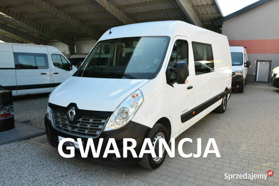 Renault Master 7 osobowy brygadówka L3H2 doka tempomat Warszawa