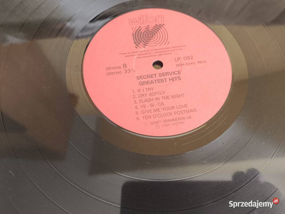 Secret Service Greatest Hits 1987 śląskie Gliwice