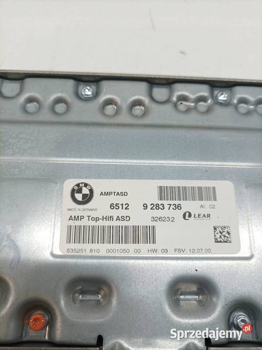 WZMACNIACZ HARMAN 9283736 Bmw X6 I 20092014 E71 świętokrzyskie sprzedam