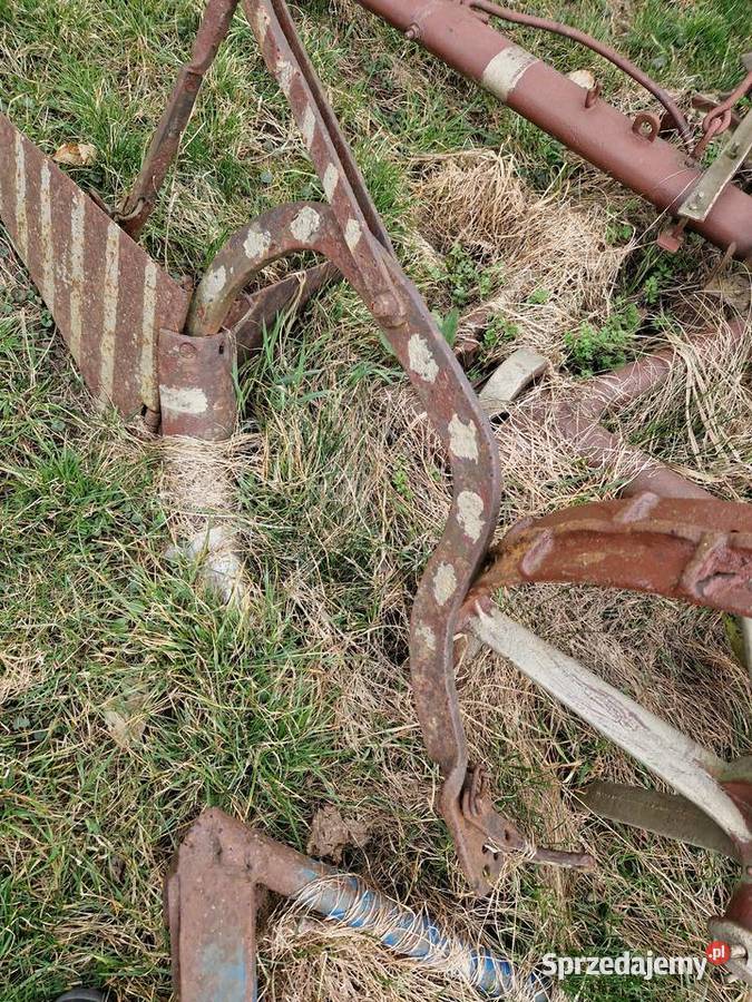 Zabytkowe Radło Konne Całkowicie Metalowe Klasyk Głogowa