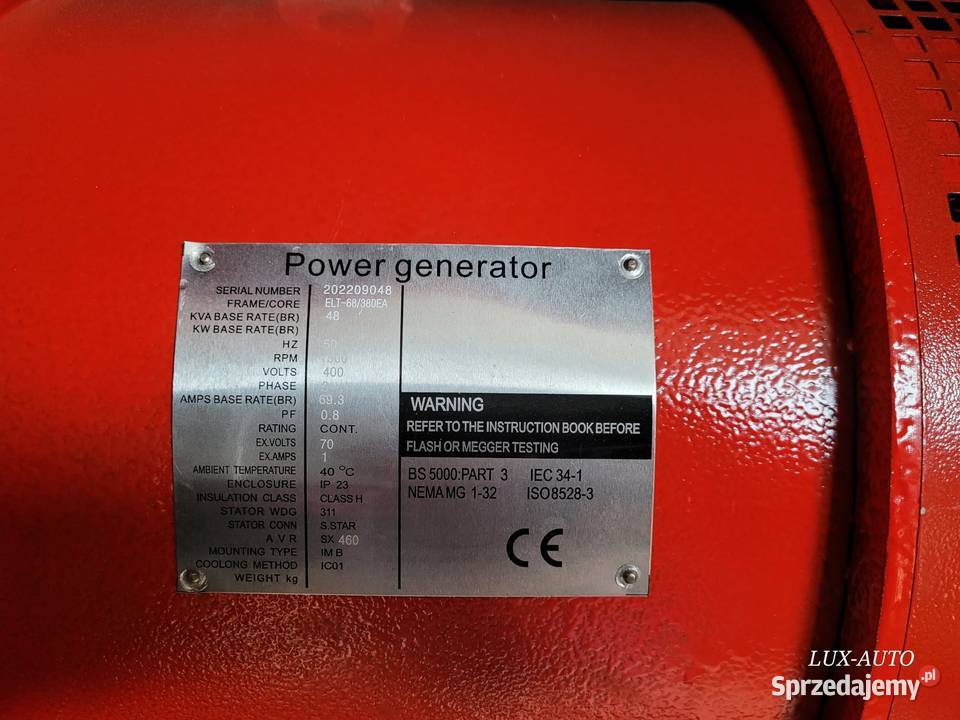 Ellite Generator ELT68380EA agregat prądotwórczy Zaklików