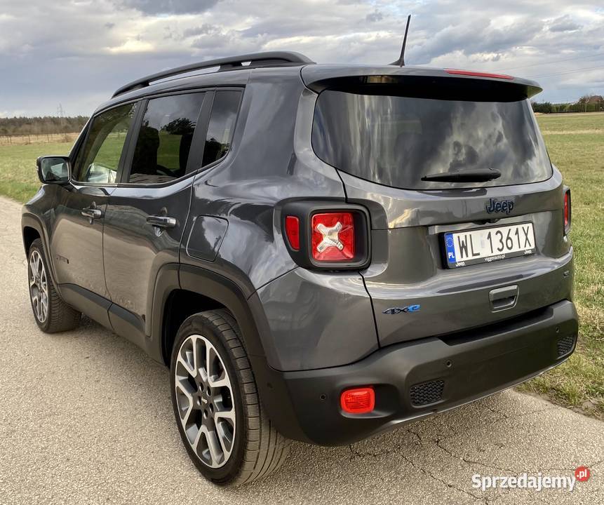 Jeep Renegade PLUGIN HYBRYDA 4x4 AUTOMAT czujnik parkowania Wieliszew