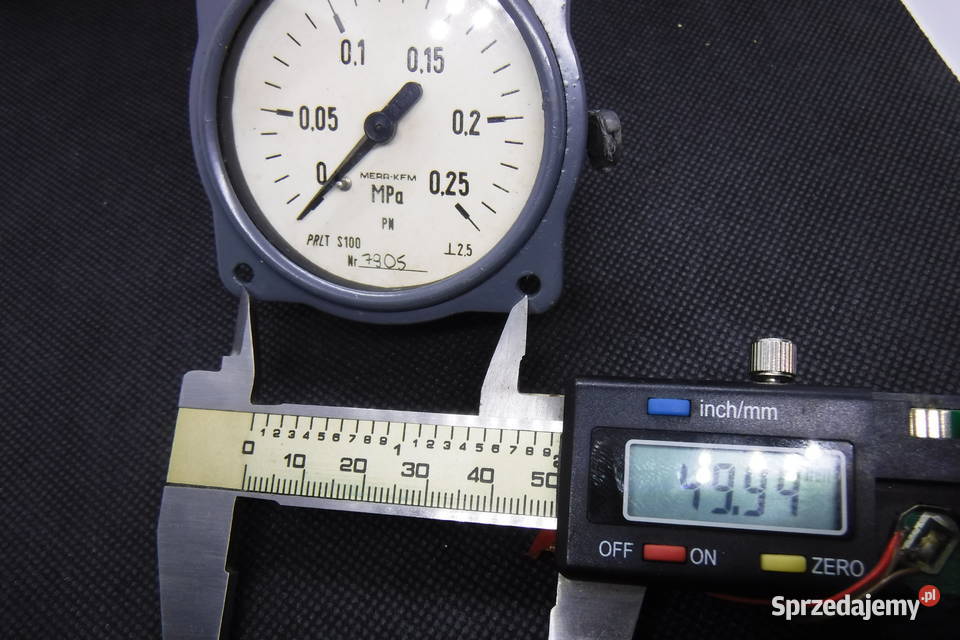Manometr 0 025 MPa Mera KFM kabinowy ciśnienia mazowieckie Otwock