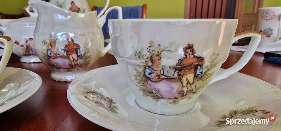 Ekskluzywny Serwis Kawowy Porcelana B wielkopolskie Poznań