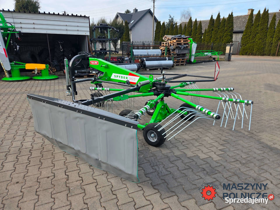 TALEX SPYDER 360 Zgrabiarka Karuzelowa 36 m nieuszkodzony Strzegowo