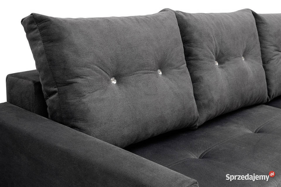 Narożnik Ciemnoszary z Funkcją Spania ARTUR Lublin