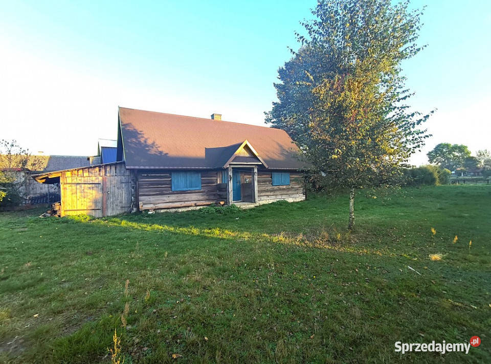 Duża działka z domkiem Kunki gm Susiec lubelskie