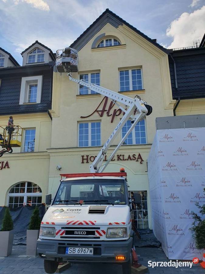 Podnośnik koszowy wynajem Zwyżka wynajem 20m Żywiec