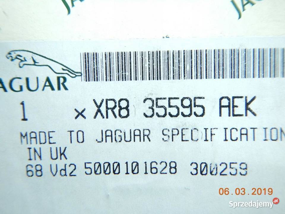 PLASTIK FOTELA SZYNY PRZÓD JAGUAR XJ8 XJR Z ASO sprzedam