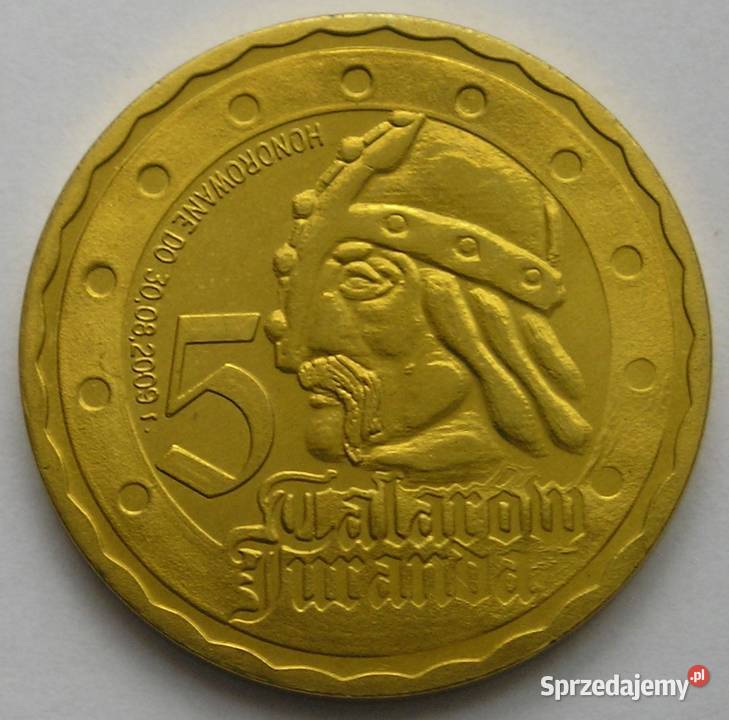 POLSKA 5 TALARÓW JURANDA 2009 SZCZYTNO STAN łódzkie