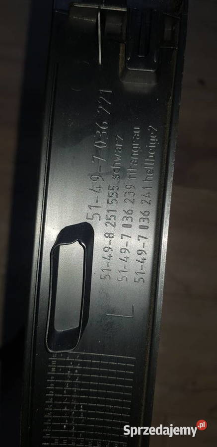 OSLONA KLAPY BAGAZNIKA BMW E46 COMPACT Części samochodowe