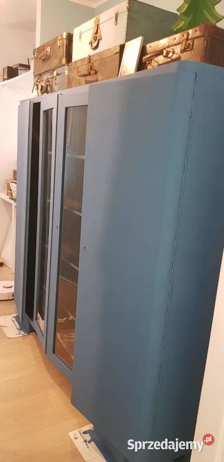 Szafa drewniana niebieska wielkopolskie Poznań