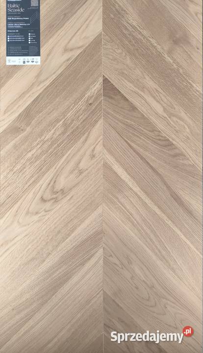 Chevron Dąb 10x90x610 mm Baltic Seaside