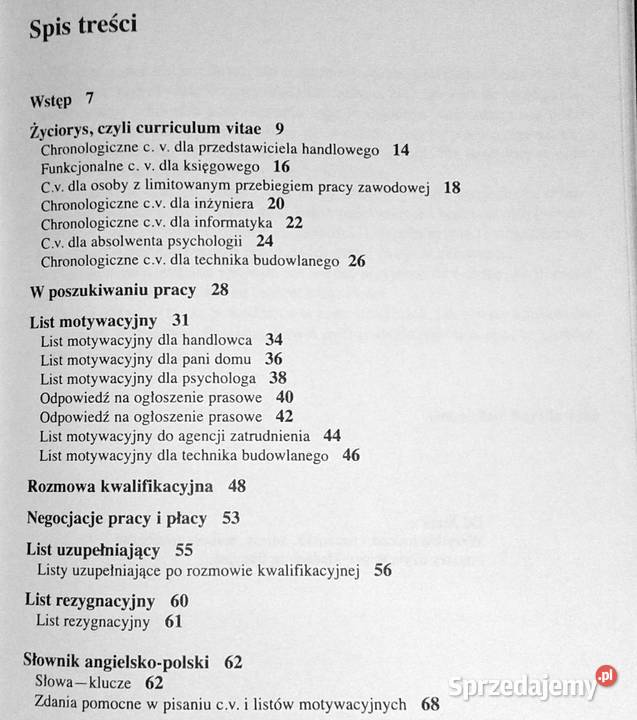 Listy motywacyjne i curriculum vitae Bronisław miękka