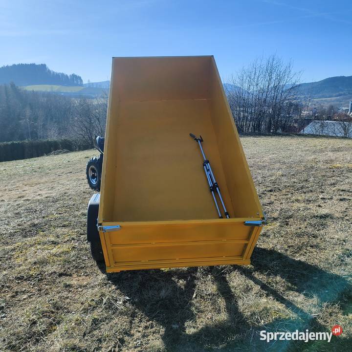 Przyczepa z kiprem tania solidna pojemna Wywrotki