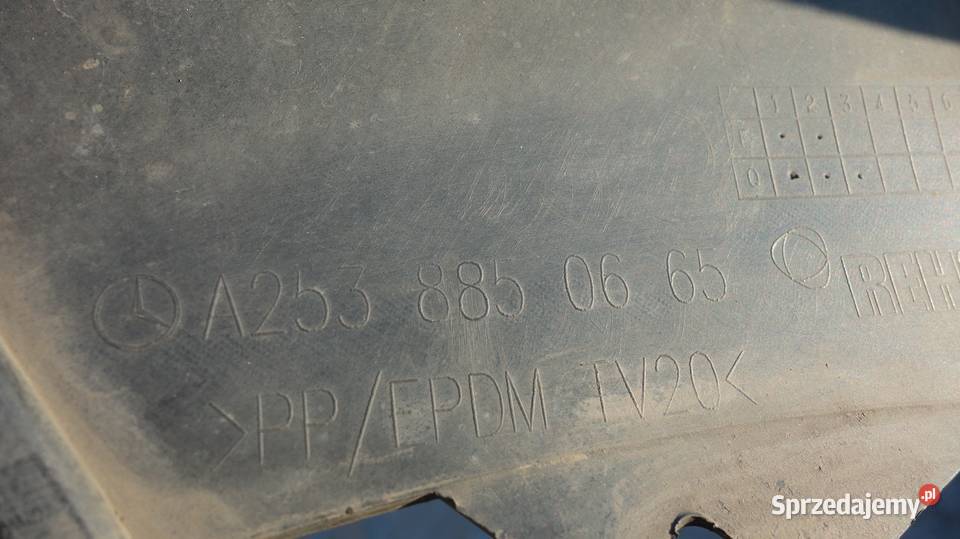 MERCEDES GLC W253 DOKŁADKA SPOJLER ZDERZAK PRZÓD