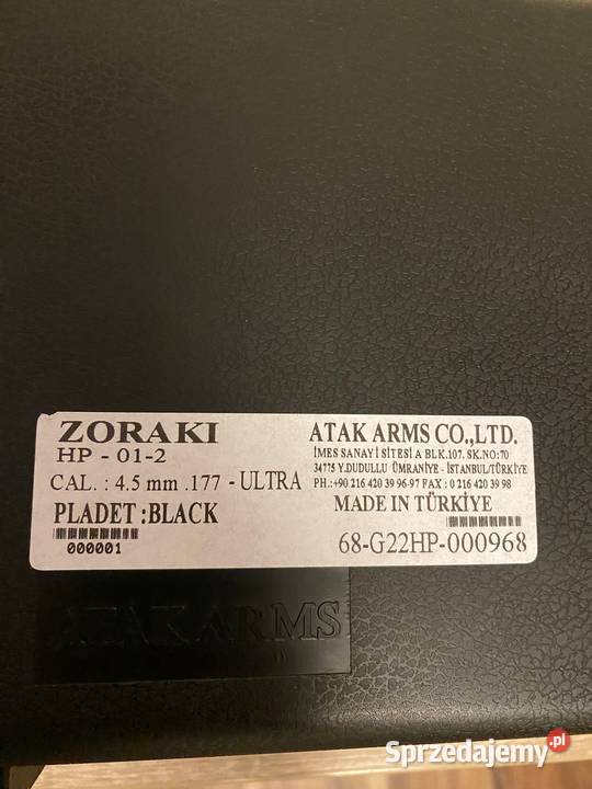 Zoraki HP 1 ultra 45 Gliwice