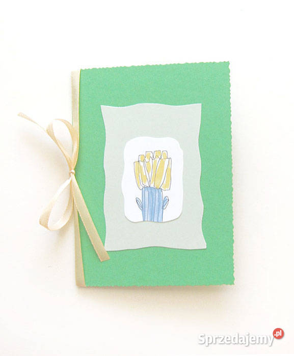 zielona kartka bez zyczeń kartki ręcznie warmińsko-mazurskie Olsztyn