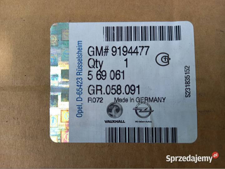 5690619194477 TARCZE PRZÓD OPEL ZAFIRA B ASTRA H Kraków