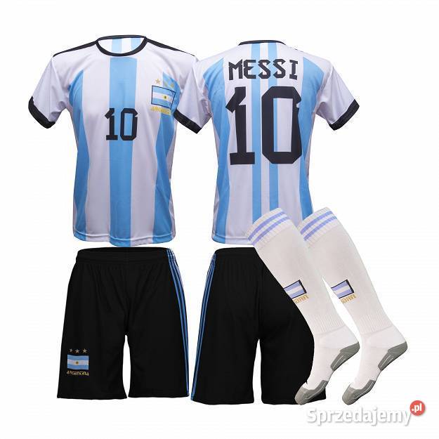 koszulka komplet strój MESSI 10 Argentyna Kraków sprzedam