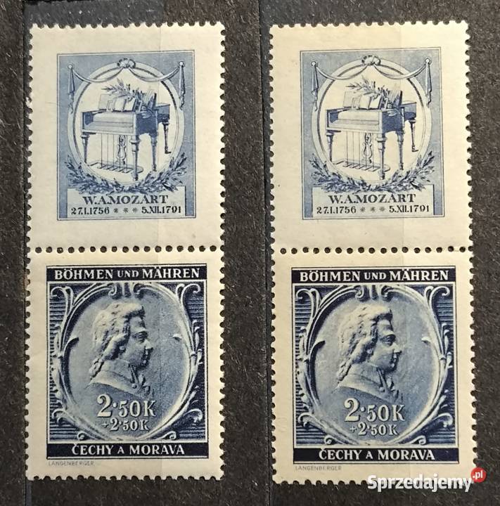 Znaczki Czechy i Morawy Warszawa