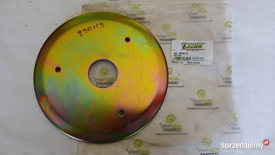 Koło pasowe wentylatora połówka Holland fi 40 mm sprzedam