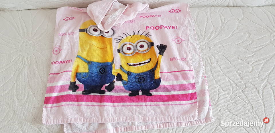 Ręcznik z kapturem MINIONKI Poncho Warszawa