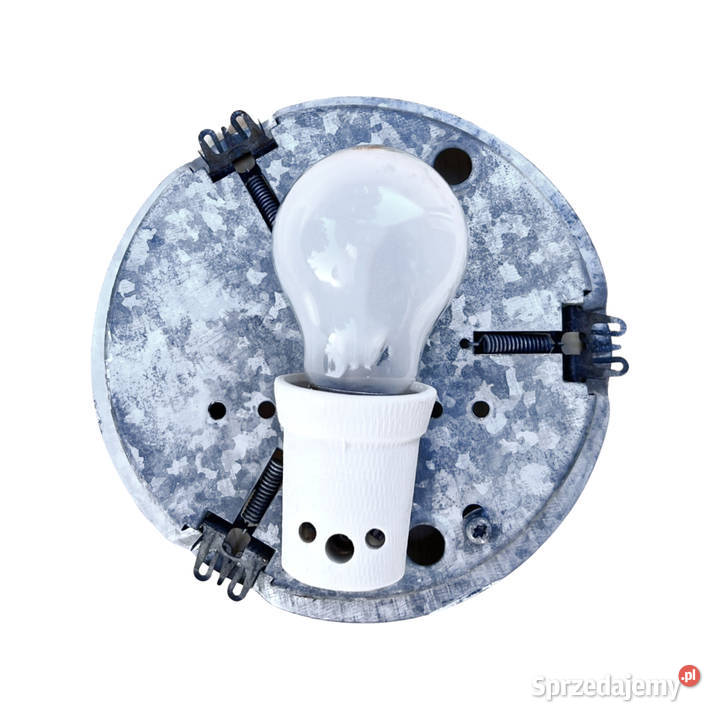 Biały szklany plafon kinkiet RZB Bamberg Niemcy mazowieckie