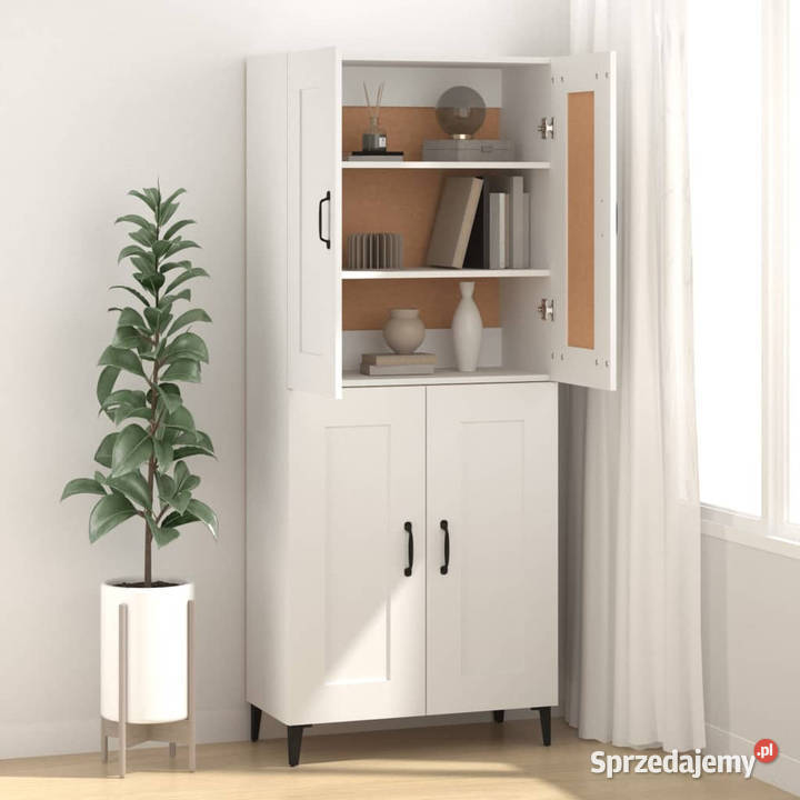 Szafka biała 695x34x90 materiał drewnopochodny