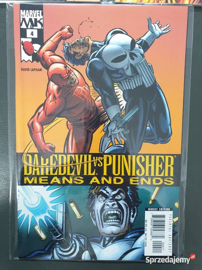 Daredevil Punisher 3 orginalne komiksy Marvel Amerykańskie sprzedam