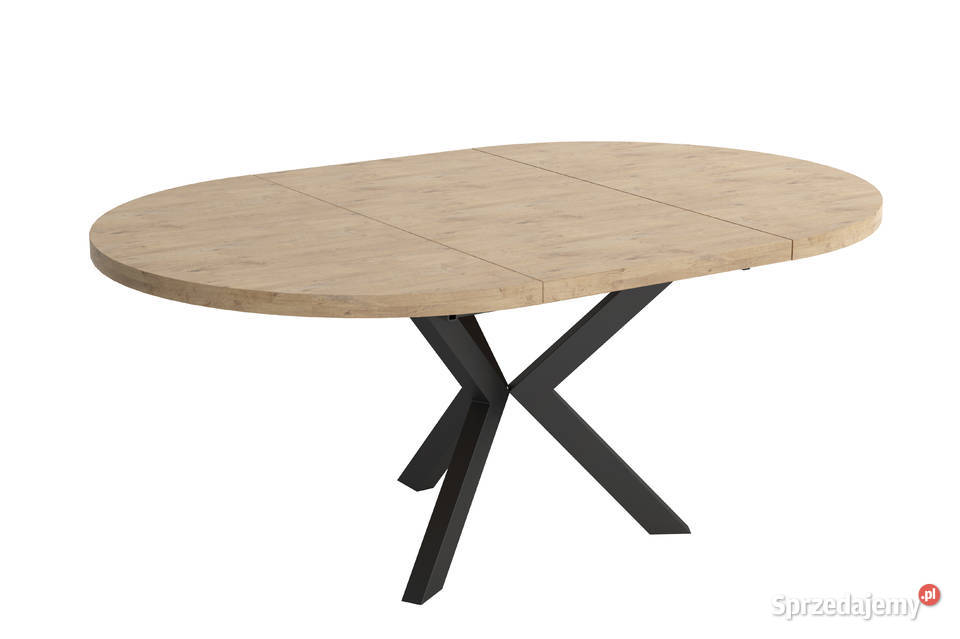 Stół loft mały rozkładany 100140 okrągły świętokrzyskie Kielce