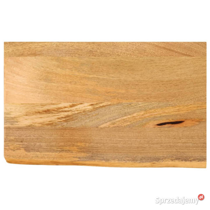 Blat stołu z naturalną krawędzią 40x20x25 drewno Blaty
