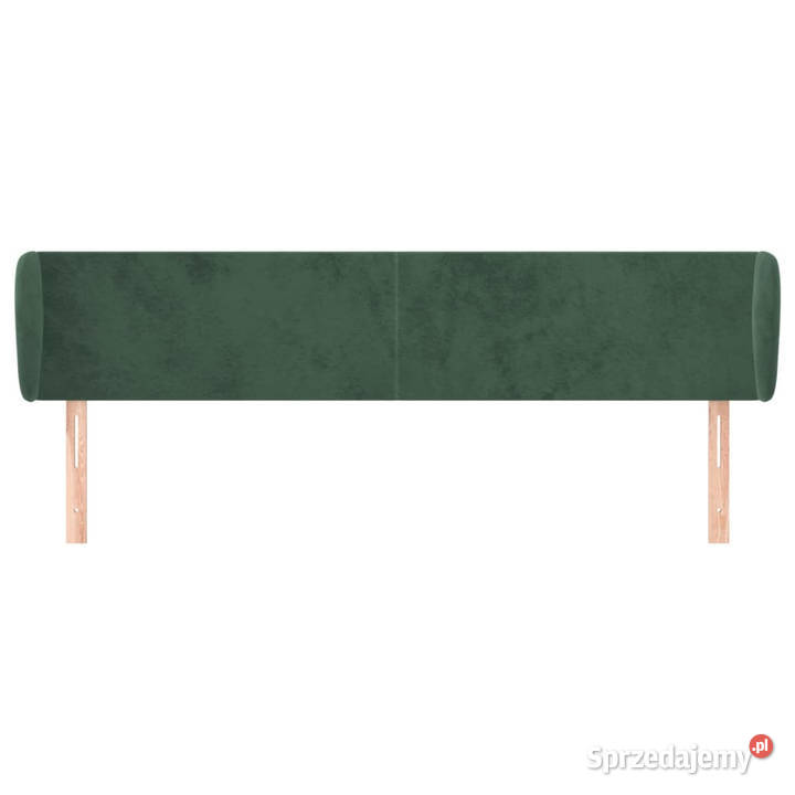 Zagłówek uszak ciemnozielony 203x23x7888
