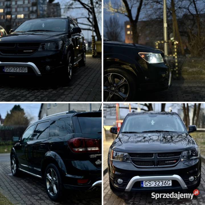 Czarny Dodge Journey 7os BiLed 4x4 Journey