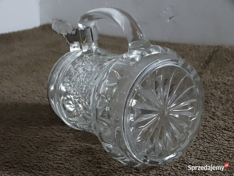 Solidny kufel z cynową klapą BMF Made in W Biłgoraj