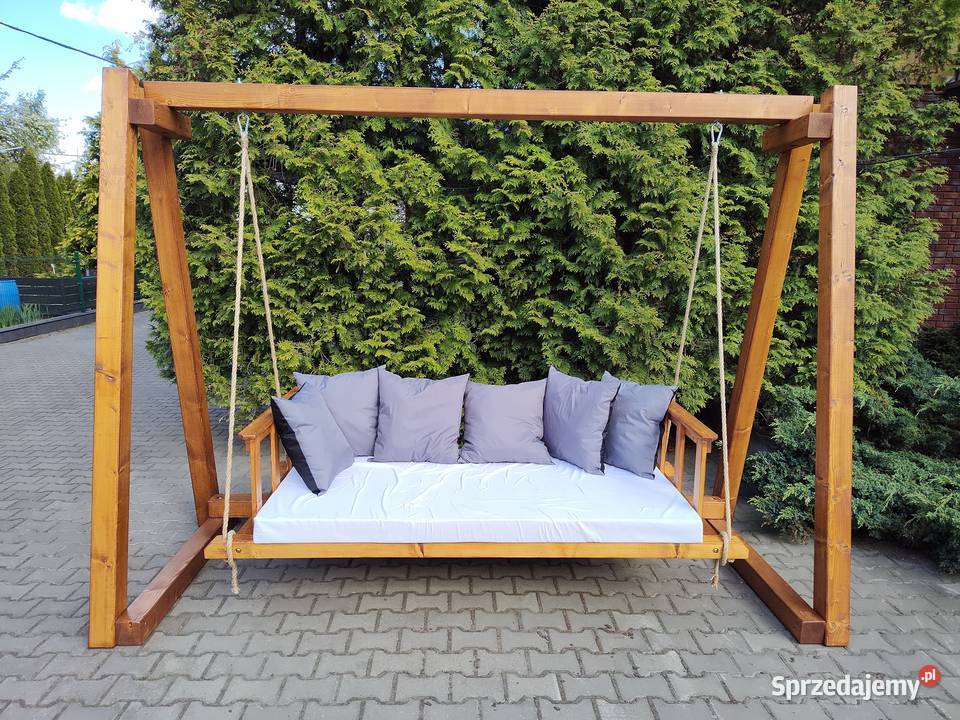 Huśtawka ogrodowa łóżko ogrodowe bujanka Ozorków